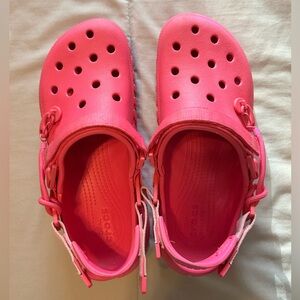 Men’s Size 11 Pink Post Malone Crocs – Trendy & Comfortable
